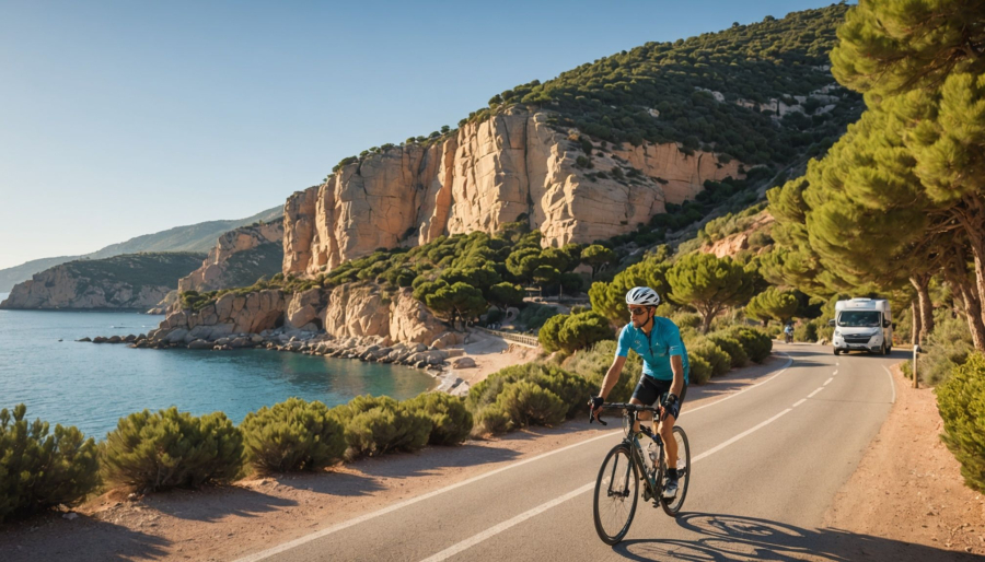 Fietsen langs de middellandse zee en slapen op een vijfsterren camping, zo combineer je het in fréjus